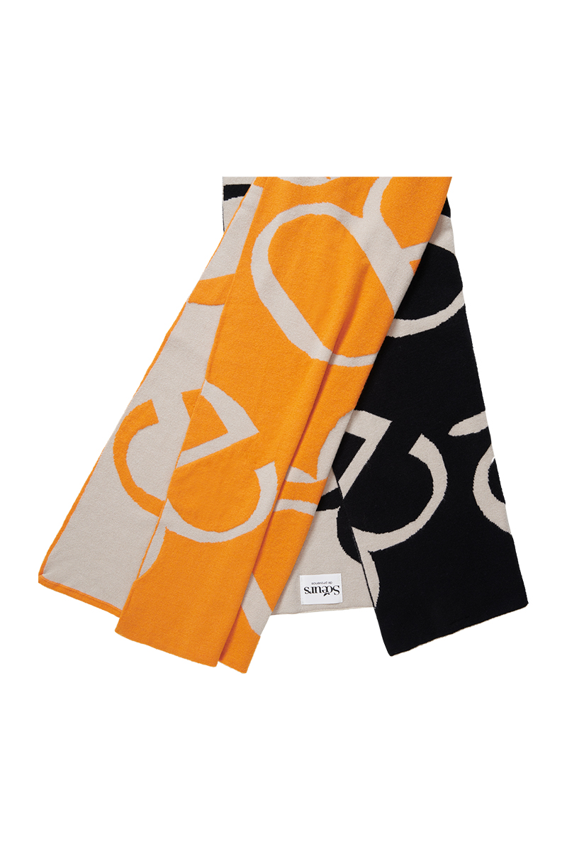 Soeurs de Provence Bianca Scarf Oranje-1 1