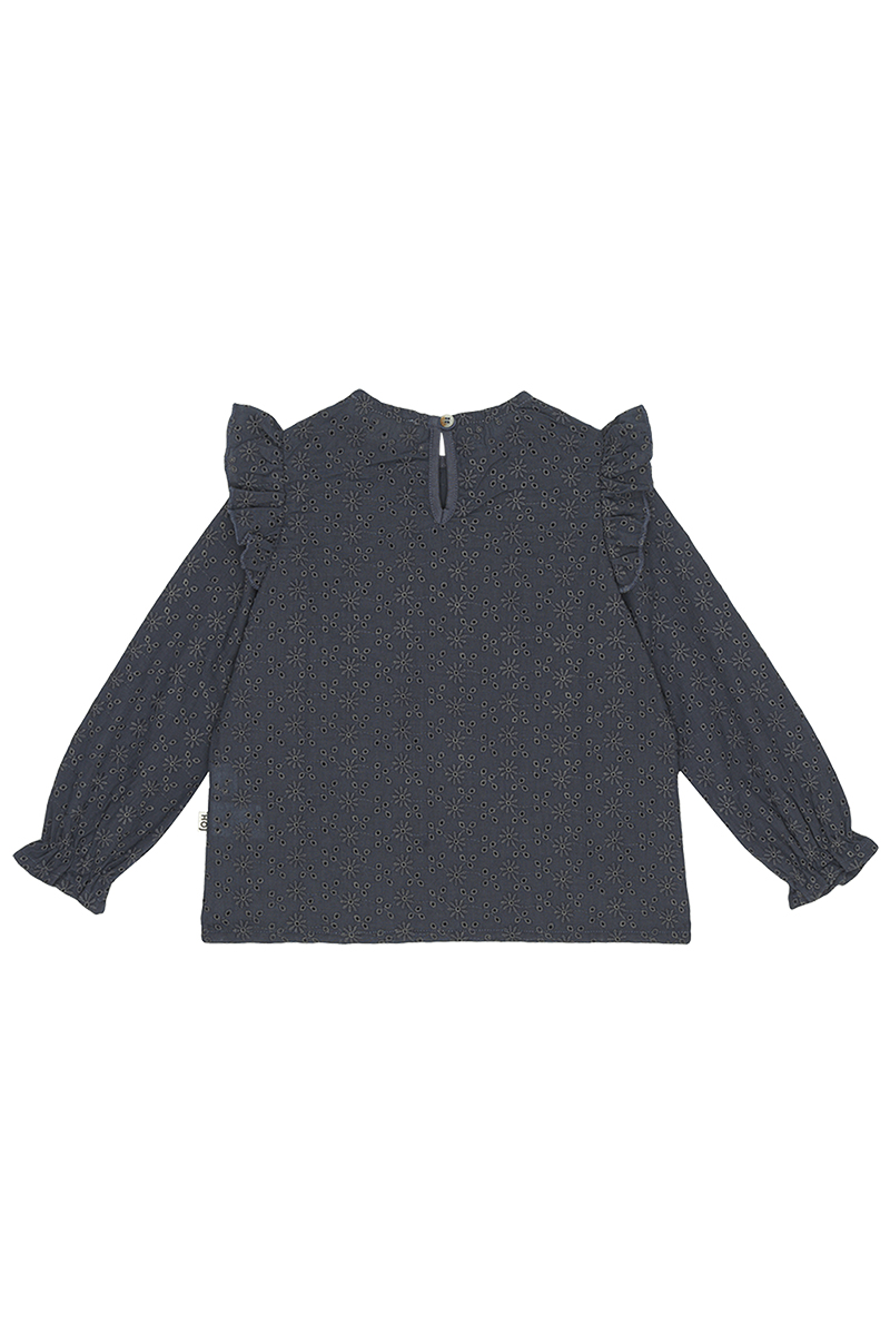 House Of Jamie crochet frill tunic Blauw-1 2