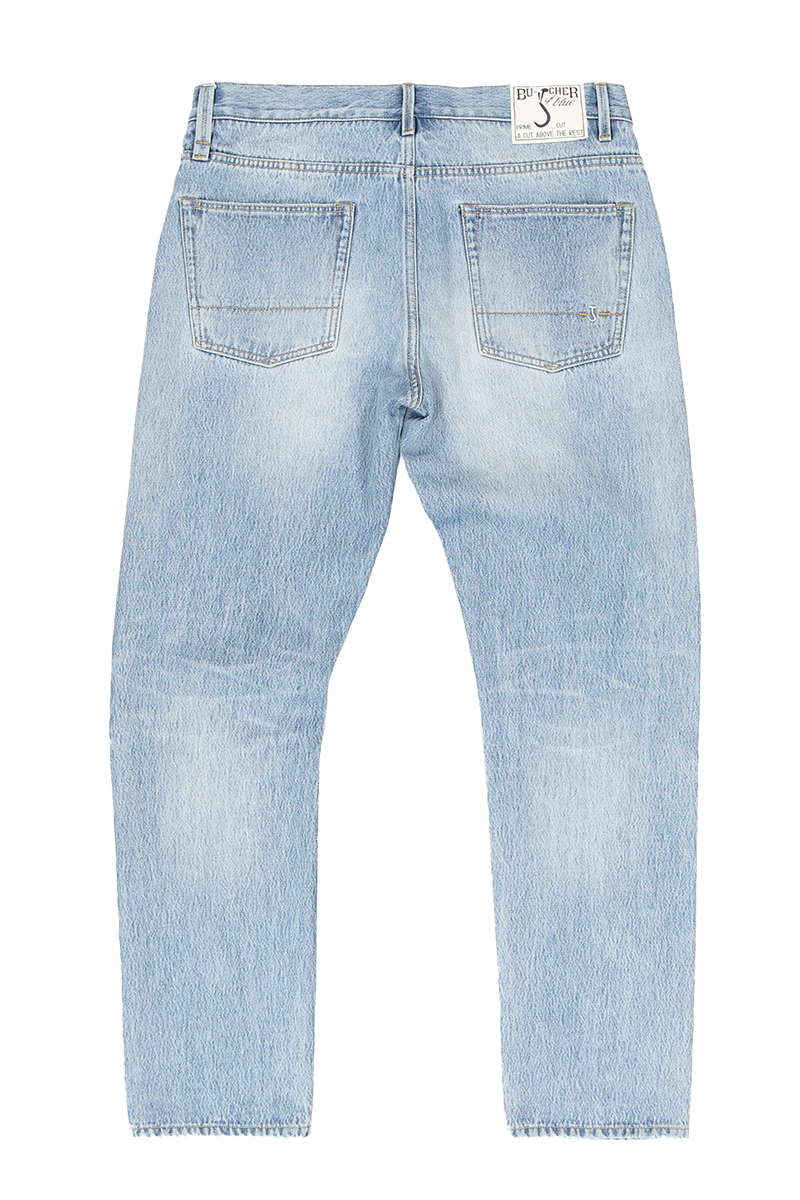 Butcher of Blue Stockton Straight Redding Lt Blauw-1 2