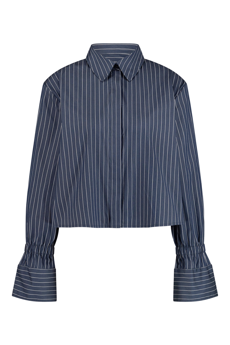 Fildeli poplin stripe blouse