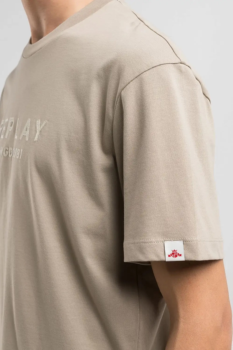 Replay T-Shirt bruin/beige-1 3