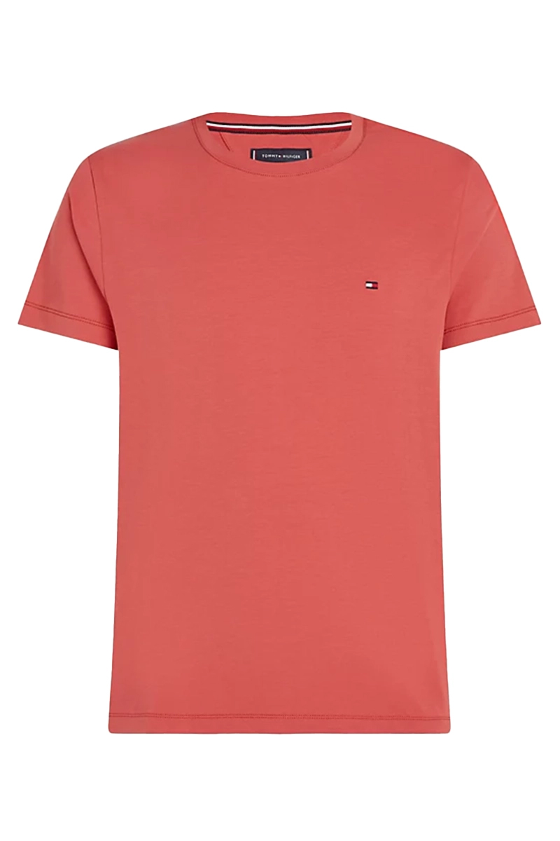 Tommy Hilfiger STRETCH SLIM TEE Rood-1 1