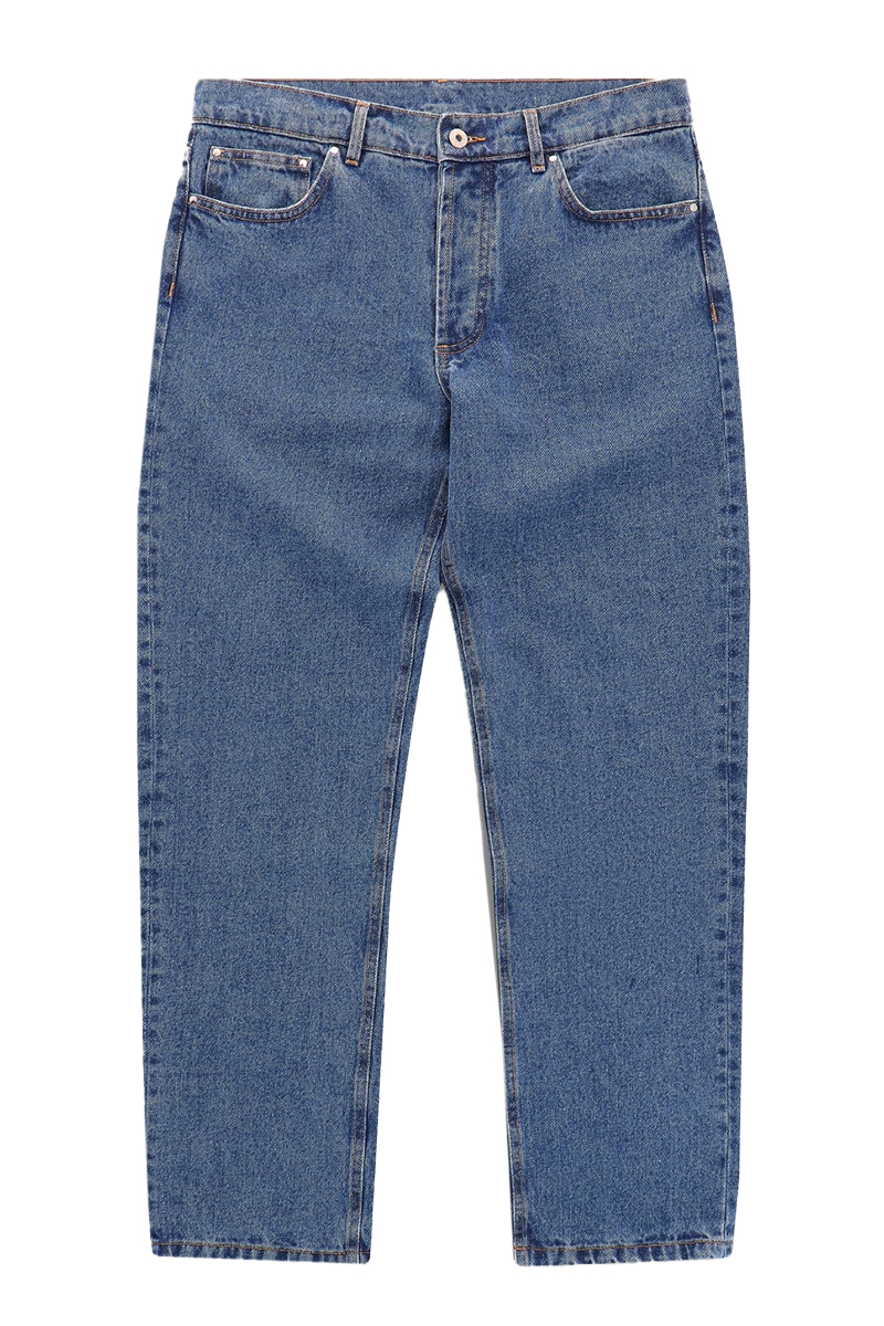 Mansour Anagram baggy jeans Blauw 1