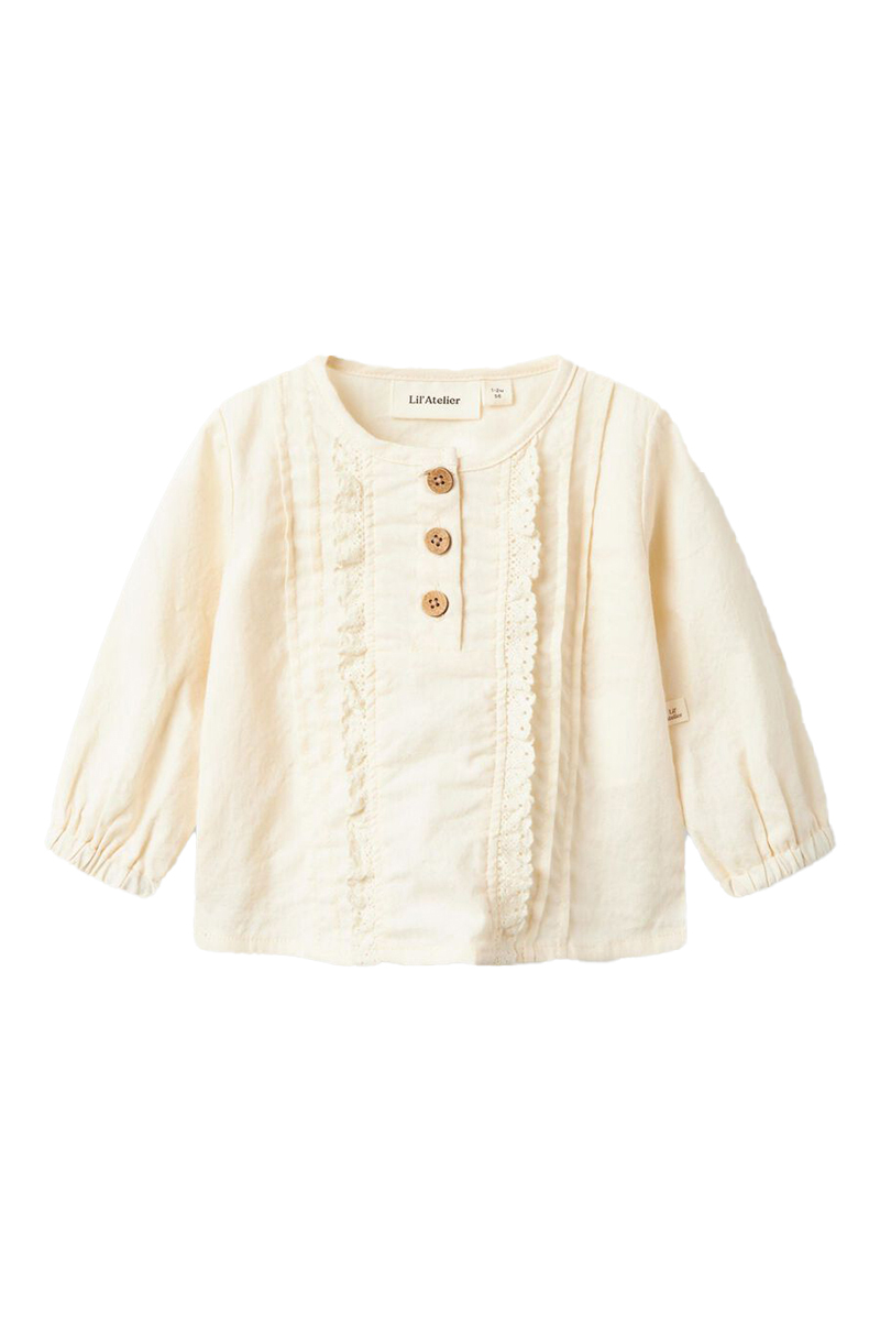 LIL' ATELIER NBFTORINA LS LOOSE SHIRT LIL 249496-Turtledove 1