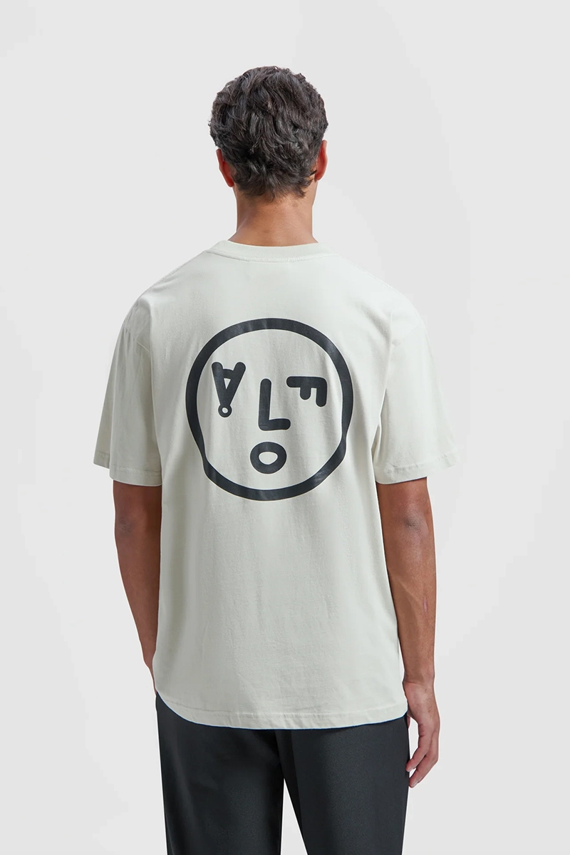 Olaf Hussein FACE TEE bruin/beige-1 3