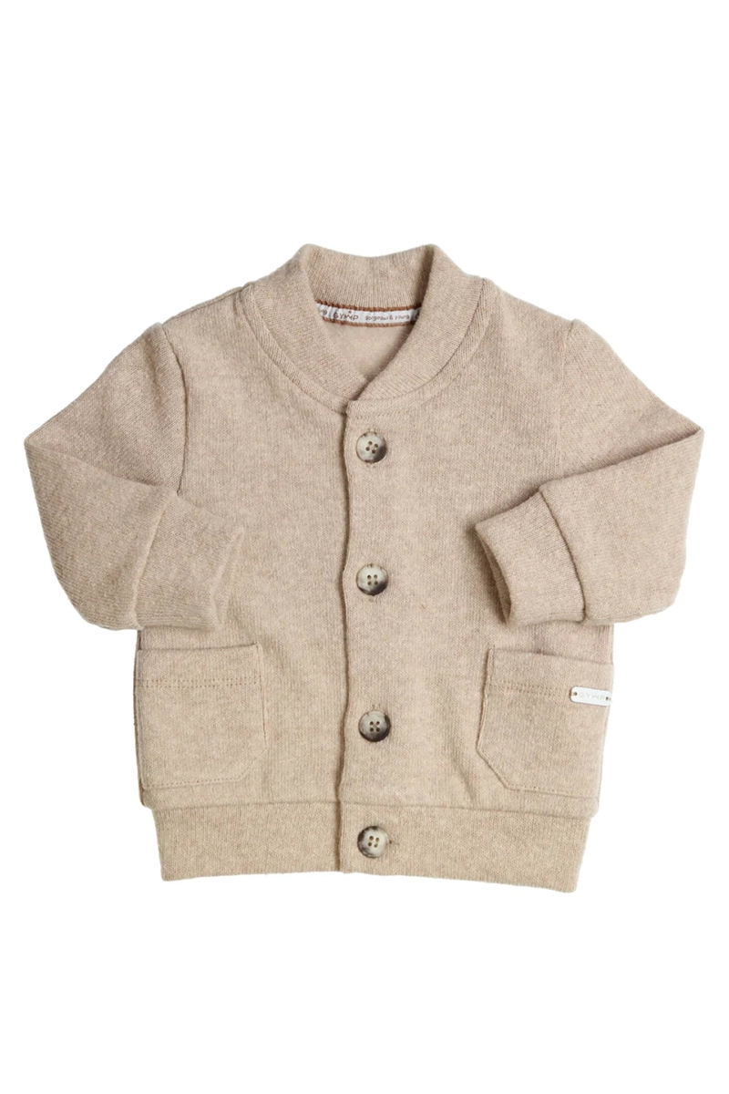 Gymp cardigan gillo bruin/beige-1 1