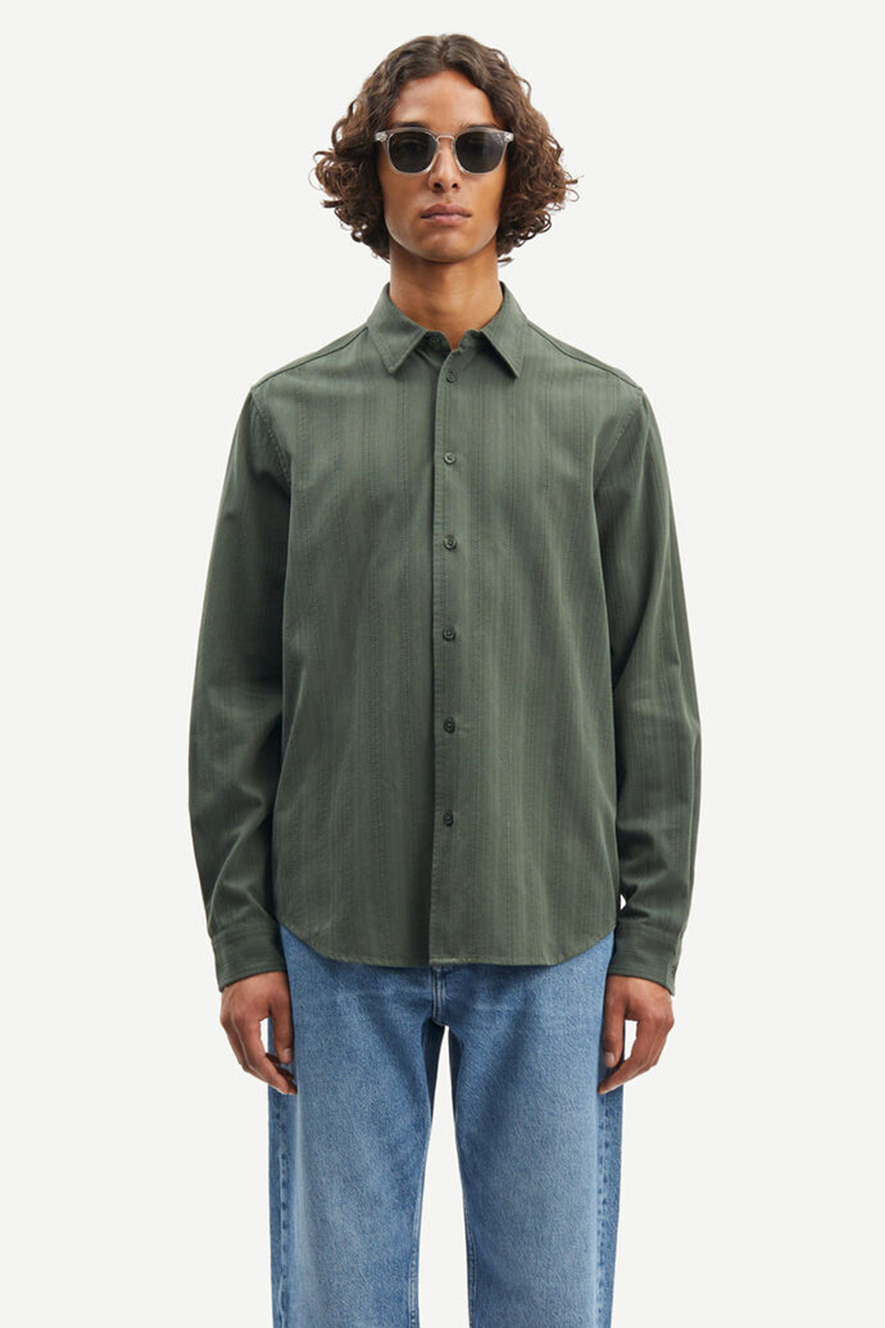 Samsøe Samsøe LIAM FX SHIRT 14979 Groen-1 2