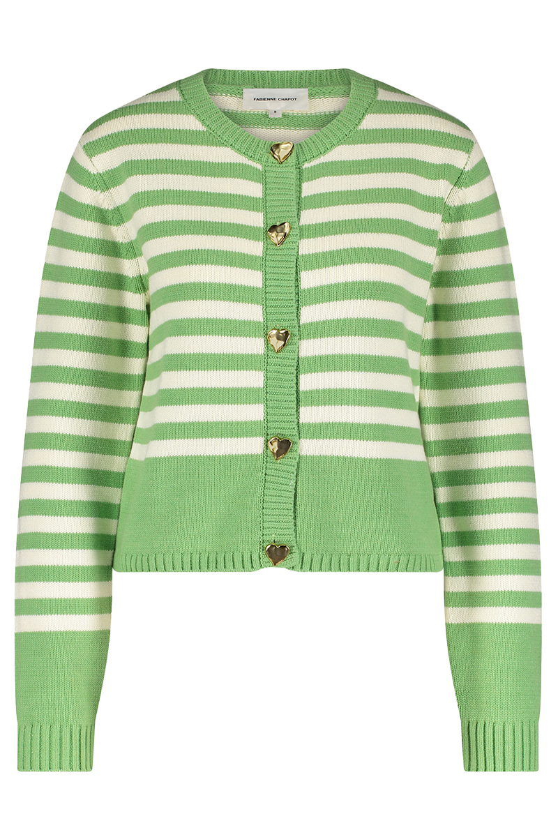 Fabienne Chapot Stine Cardigan Groen-1 1