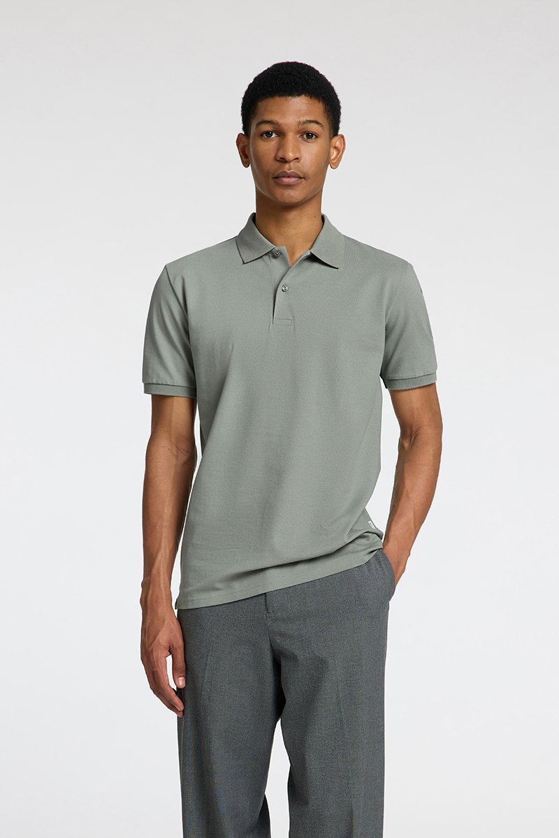 Selected SLHSLIM-ATLAS SS POLO 292835-Iceberg Green 2