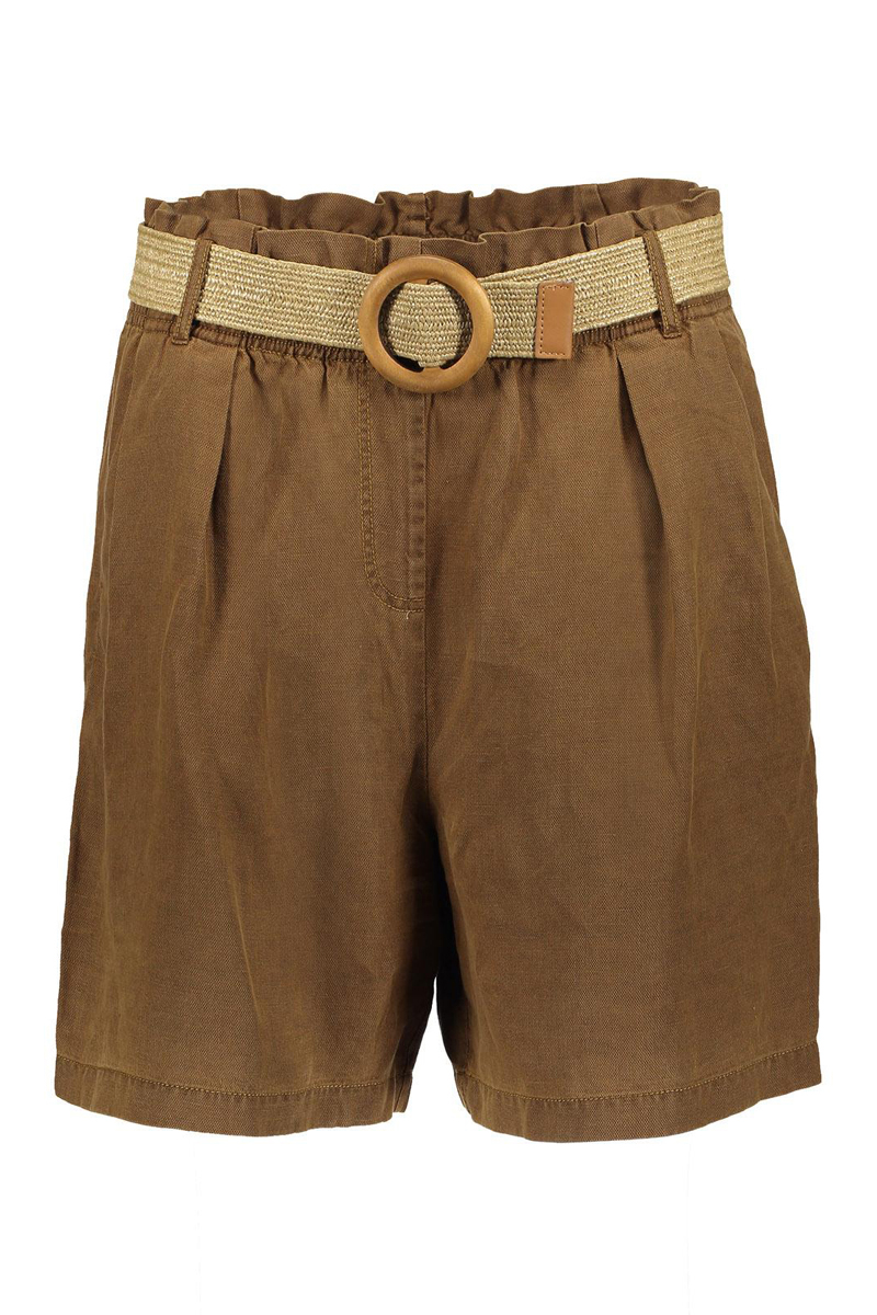 Geisha Shorts bruin/beige-1 1