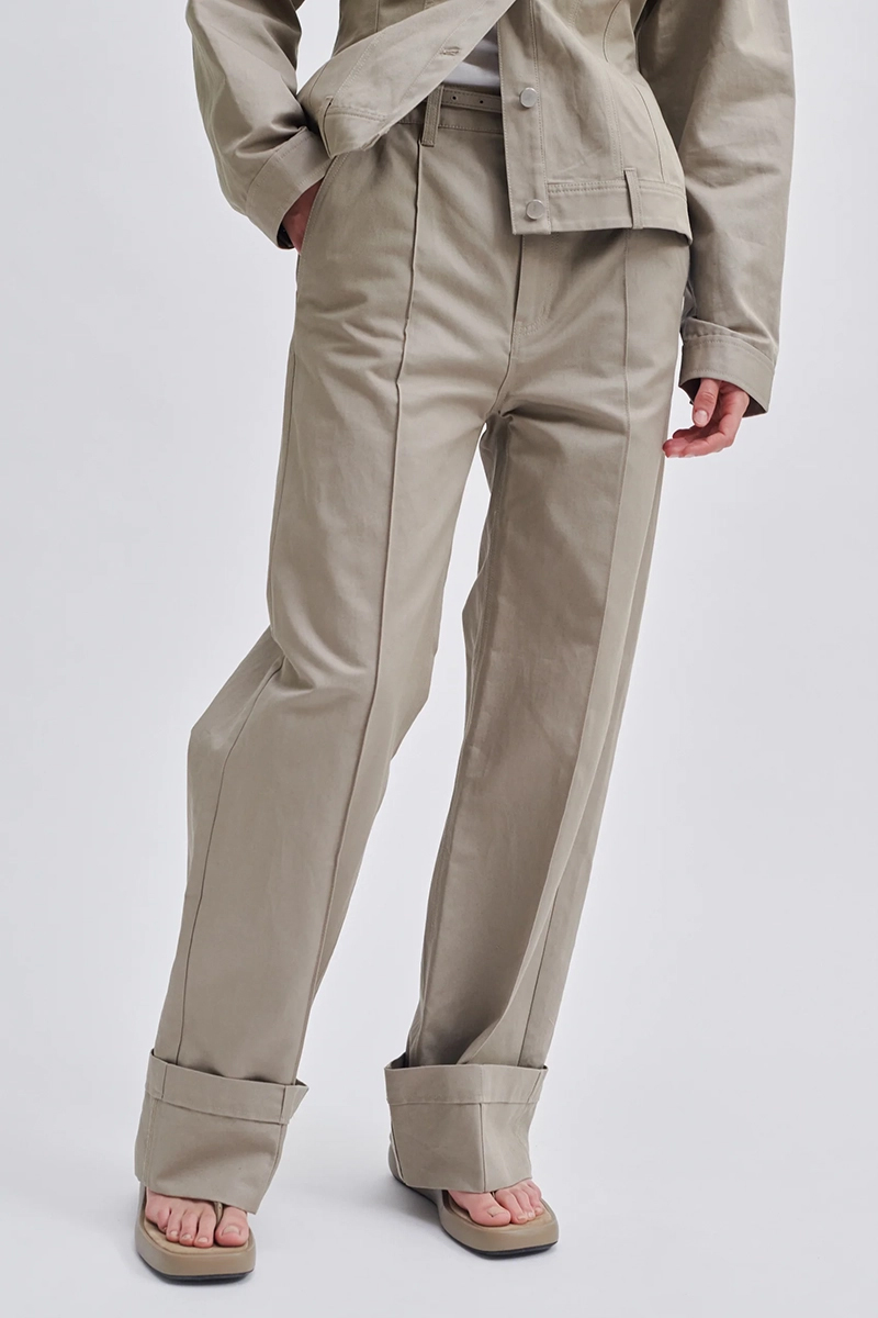 Second Female Wallie Long Trousers bruin/beige-1 3