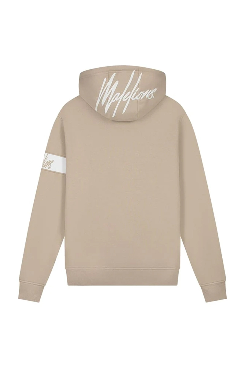 Malelions Captain Hoodie 2.0 bruin/beige-1 3