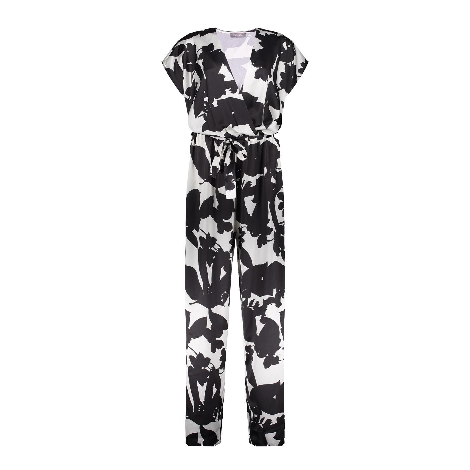 Geisha Jumpsuit satin Ecru-1 1