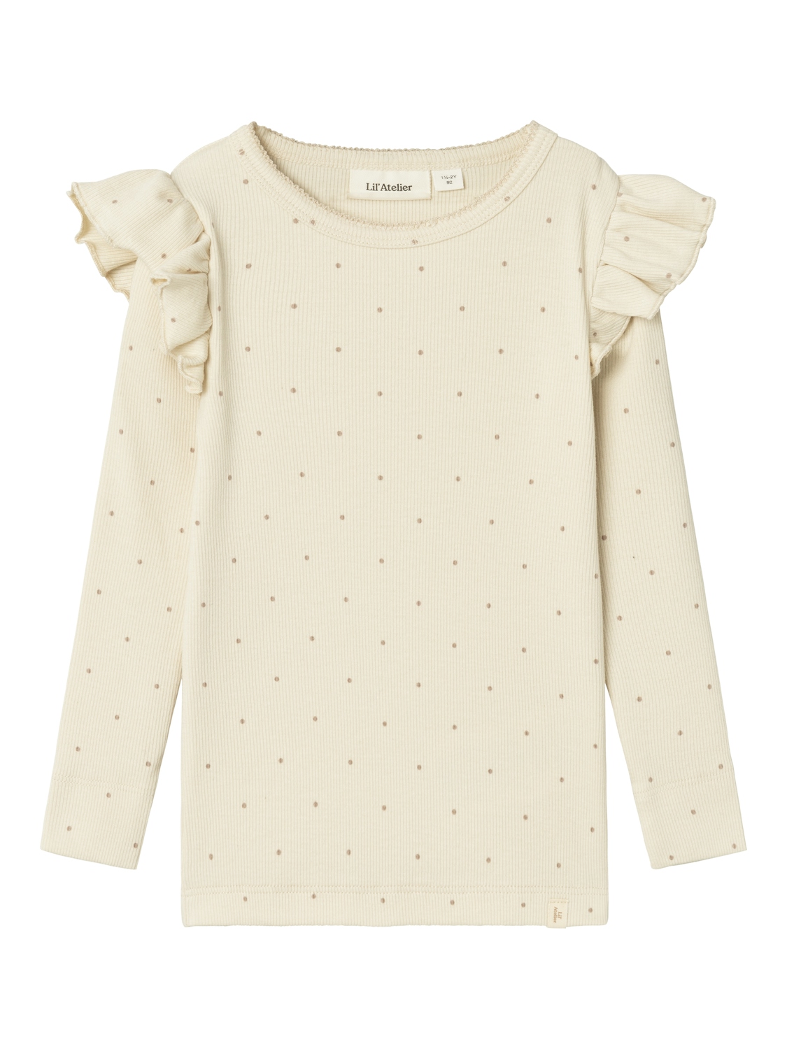 LIL' ATELIER NMFGAGO KUO LS SLIM TOP LIL 190641-Birch 1