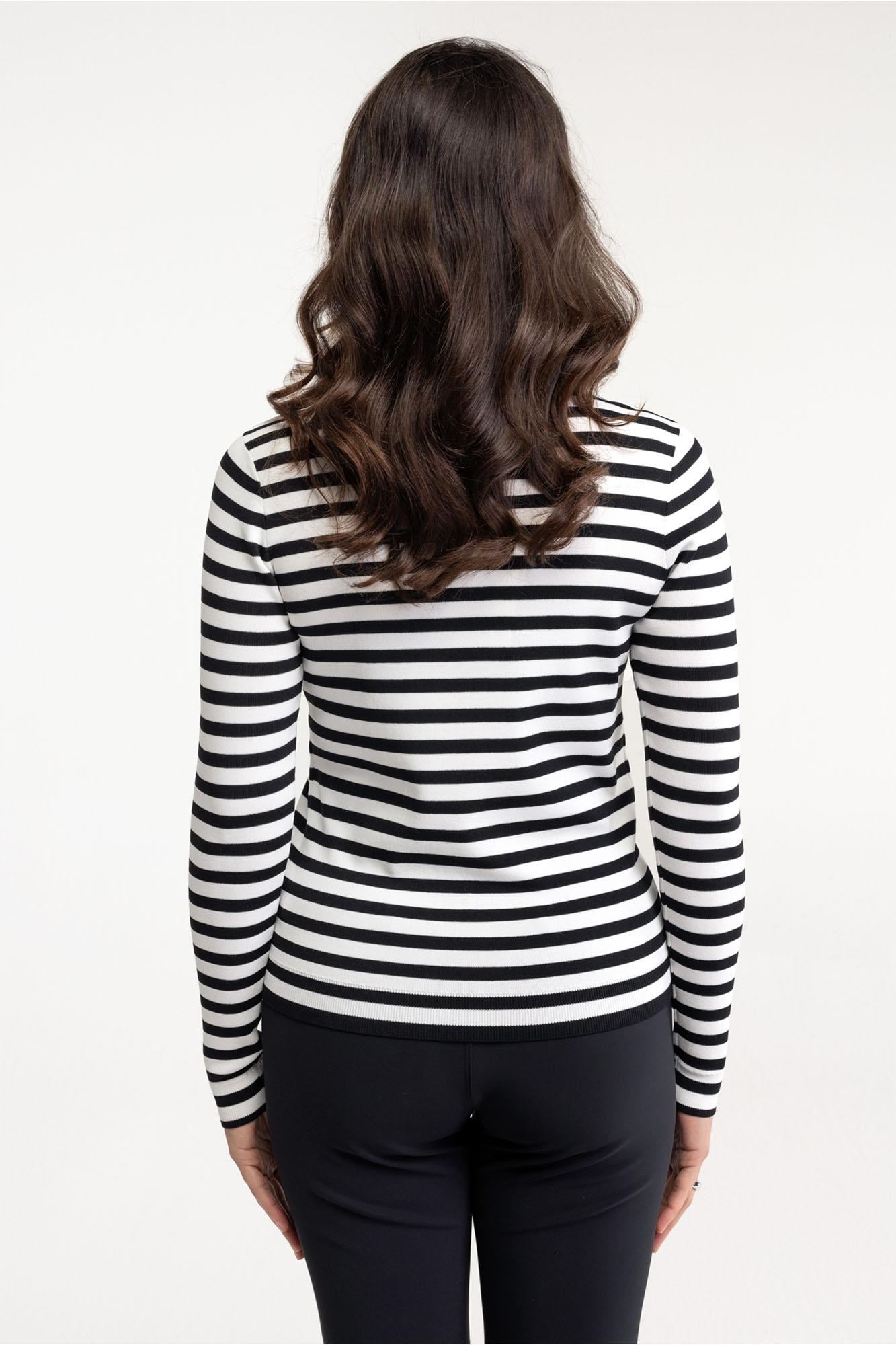 Studio Anneloes Luna stripe pullover Ecru-1 2