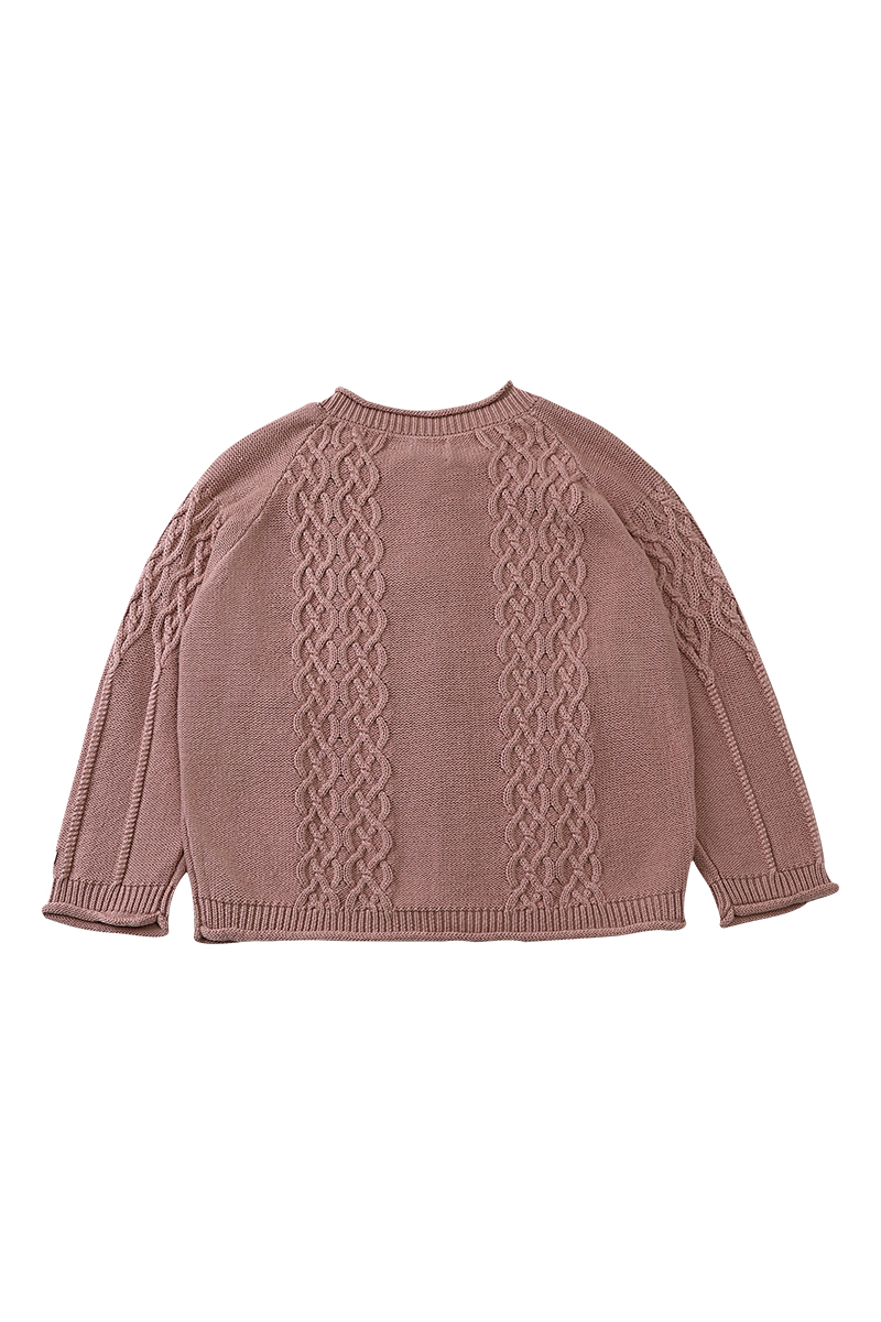 Donsje Amsterdam Cleo cardigan Rose-1 2