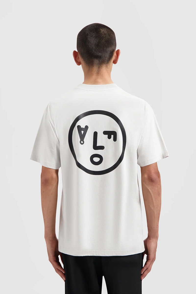 Olaf Hussein FACE TEE Wit-1 3