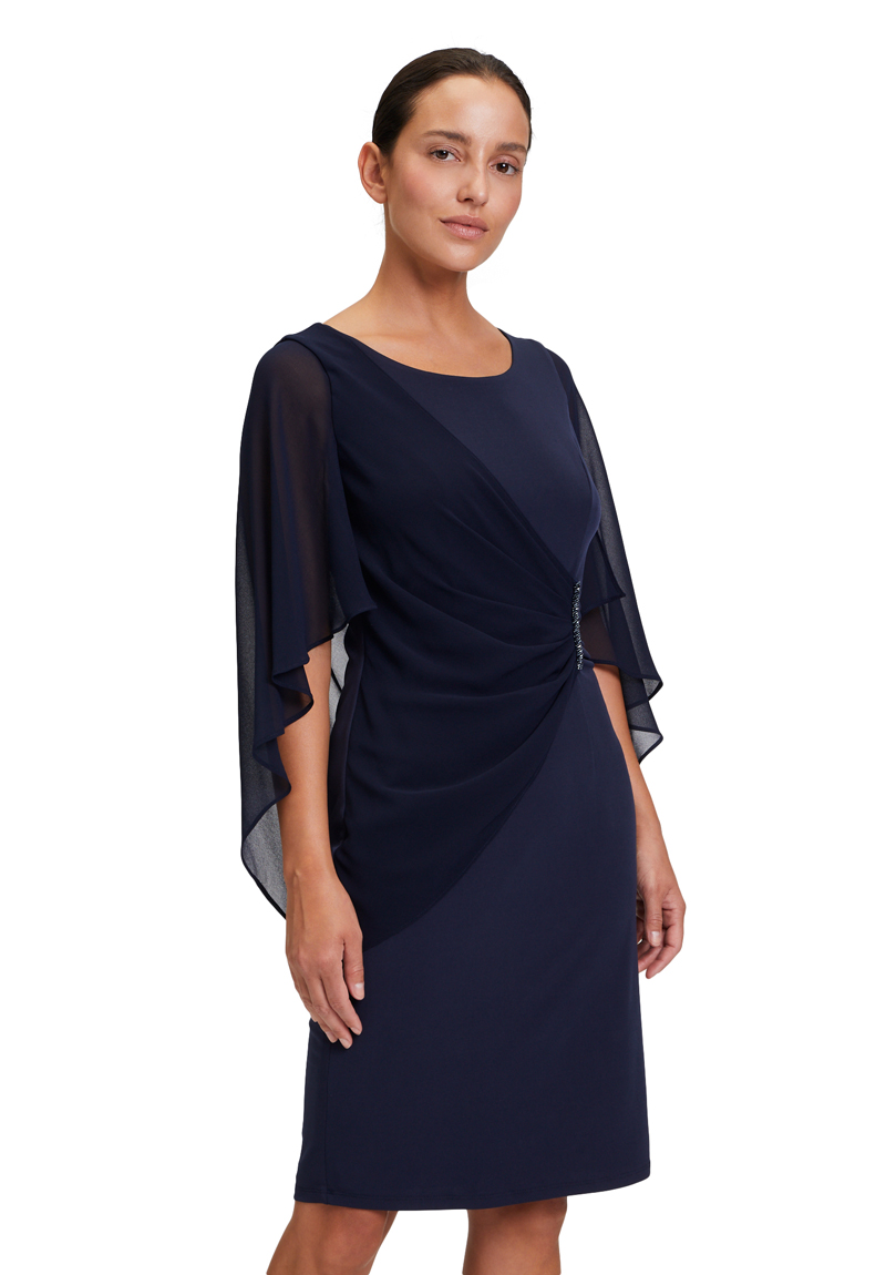 Vera Mont Kleid Kurz 3/4 Arm Night Sky 2