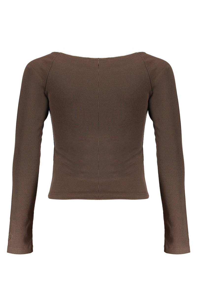 Frankie & Liberty Renee top bruin/beige-1 2