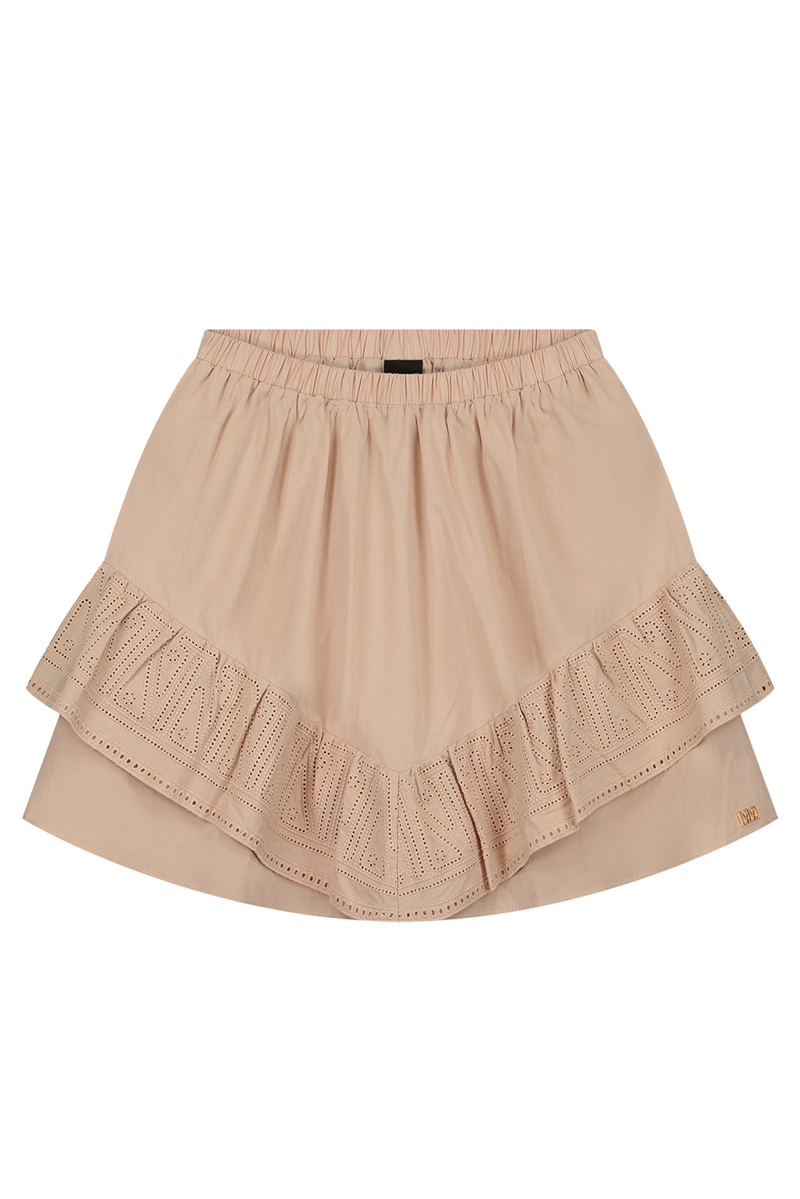 Nik & Nik Shanti Skirt bruin/beige-1 1