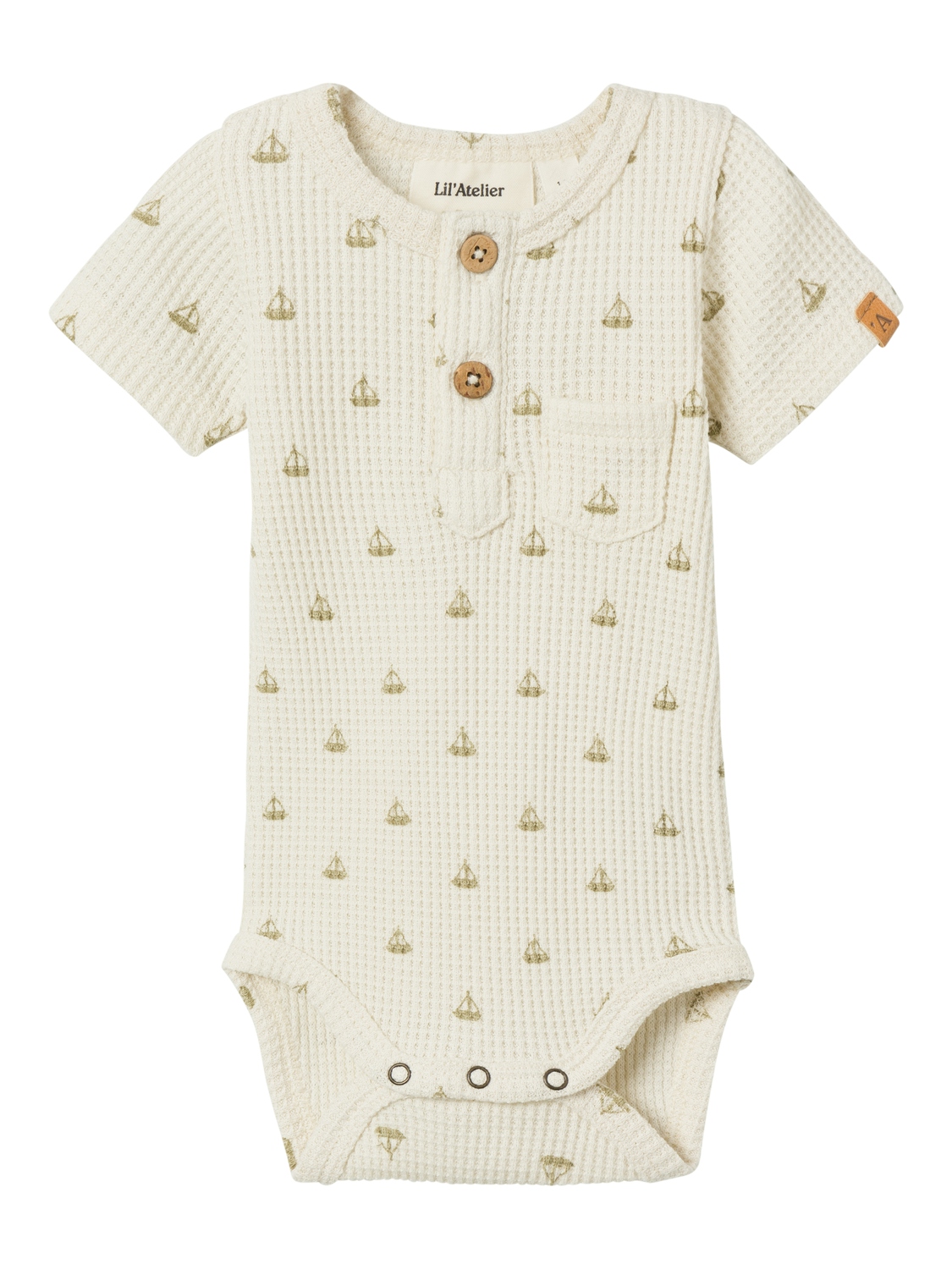 LIL' ATELIER NBMFREDE SS BODY LIL 249496-Turtledove 1