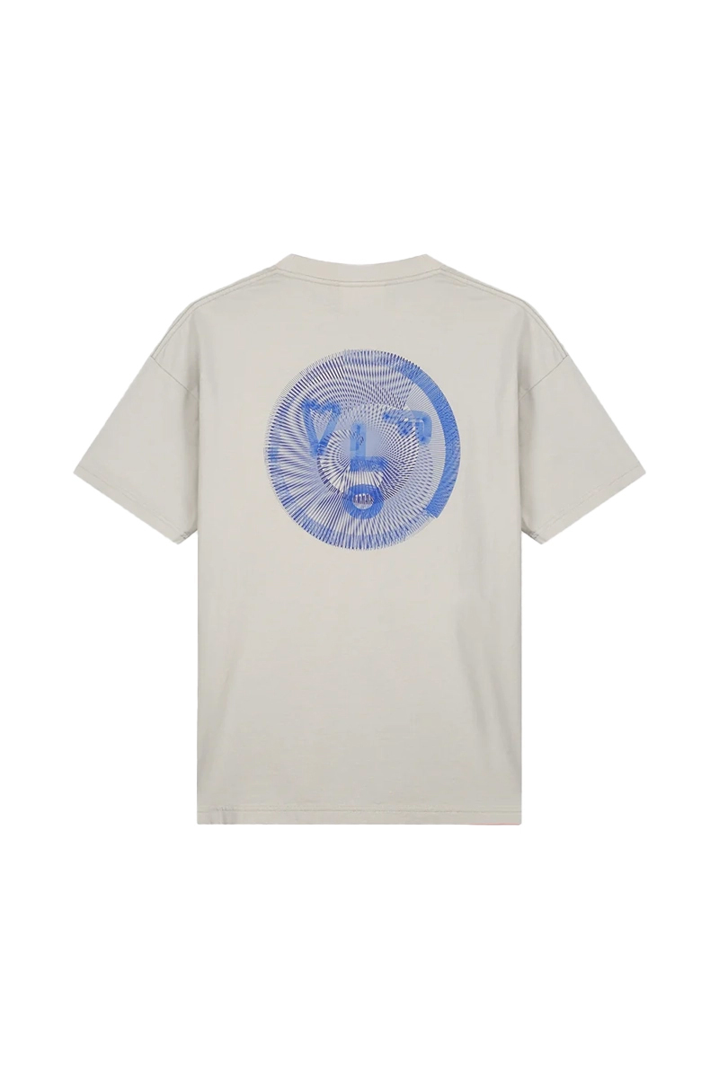 Olaf Hussein SPIRAL FACE TEE Grijs 4