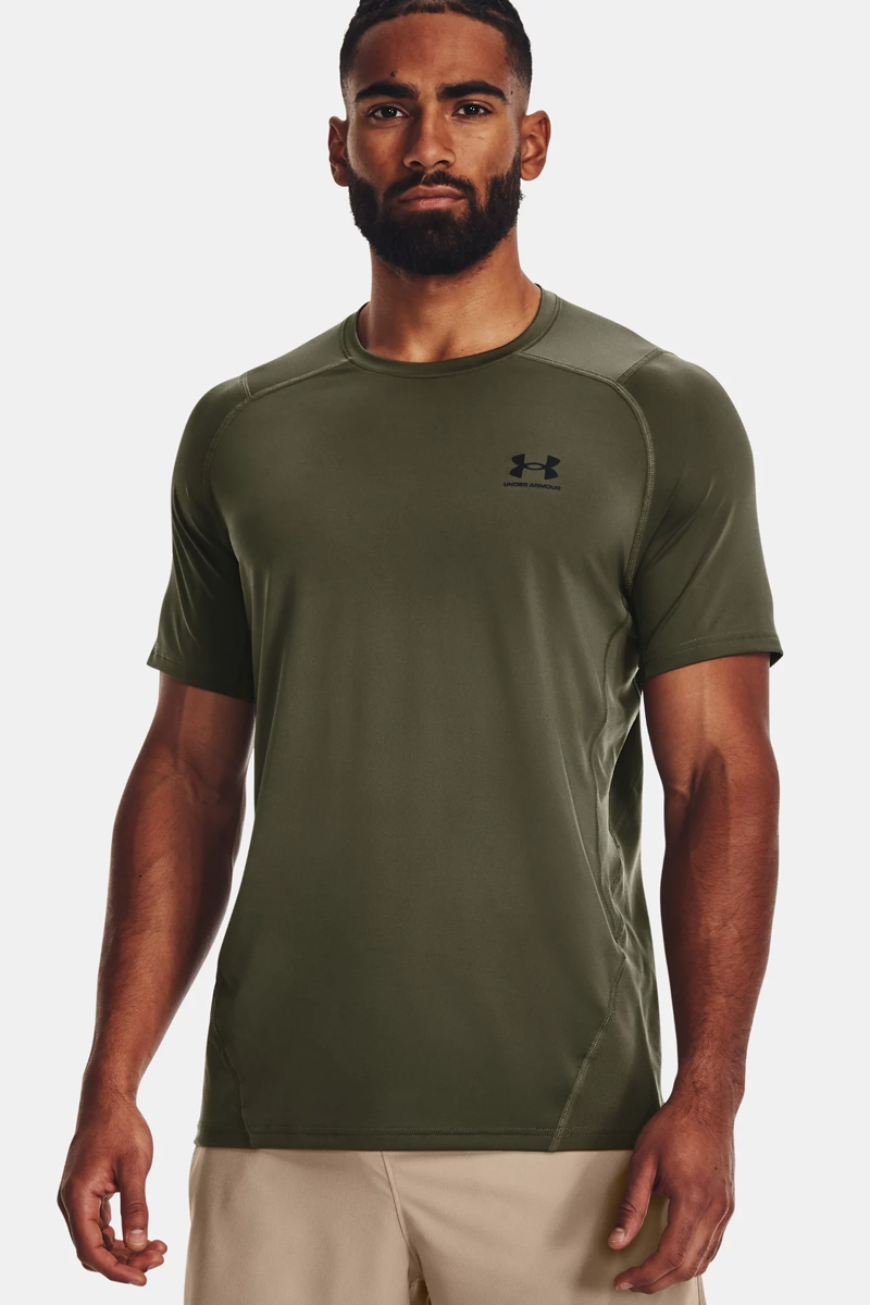 Under Armour Ua Hg Armour Fitted Ss-grn Groen 2