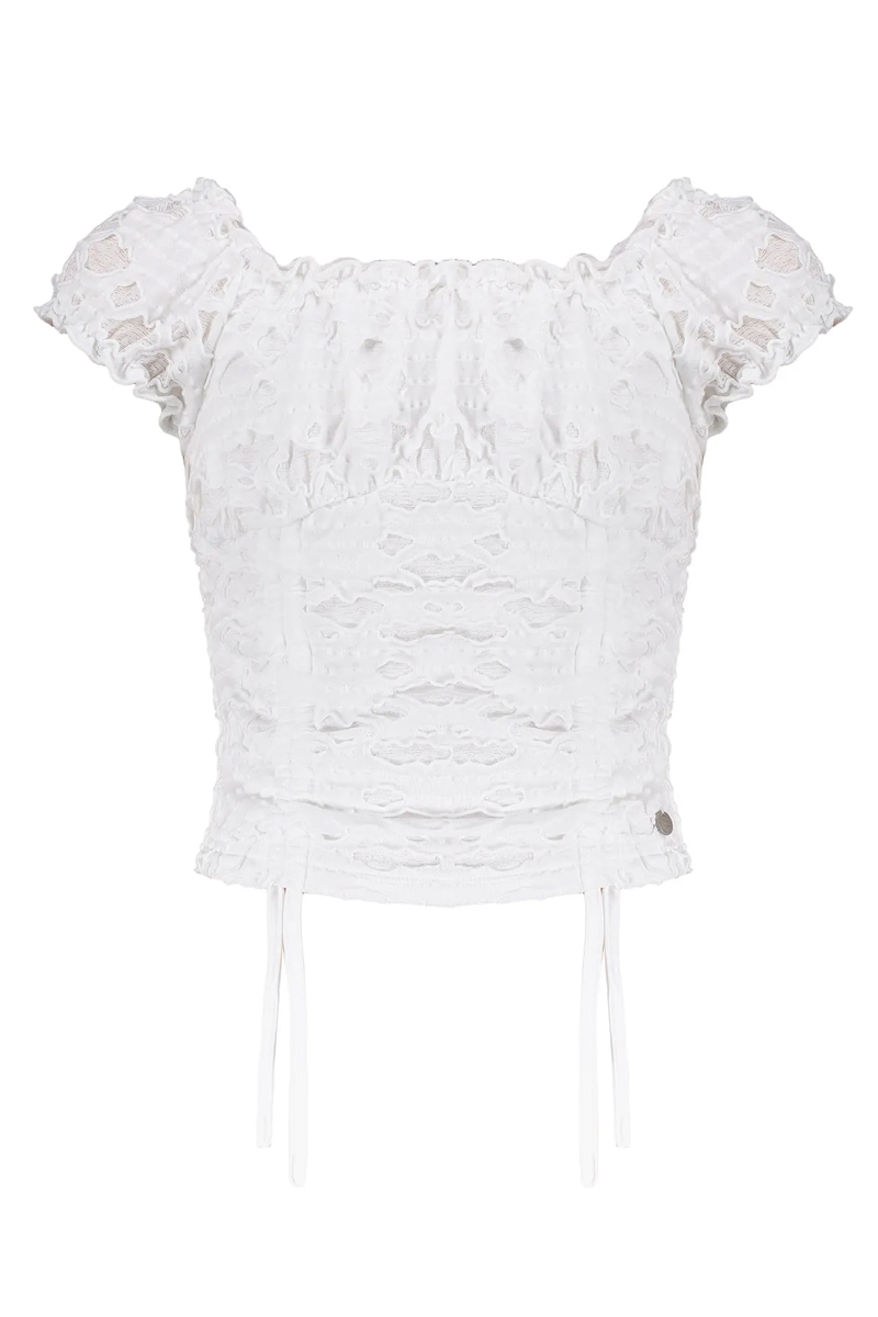 Frankie & Liberty Maxime blouse Ecru-1 1