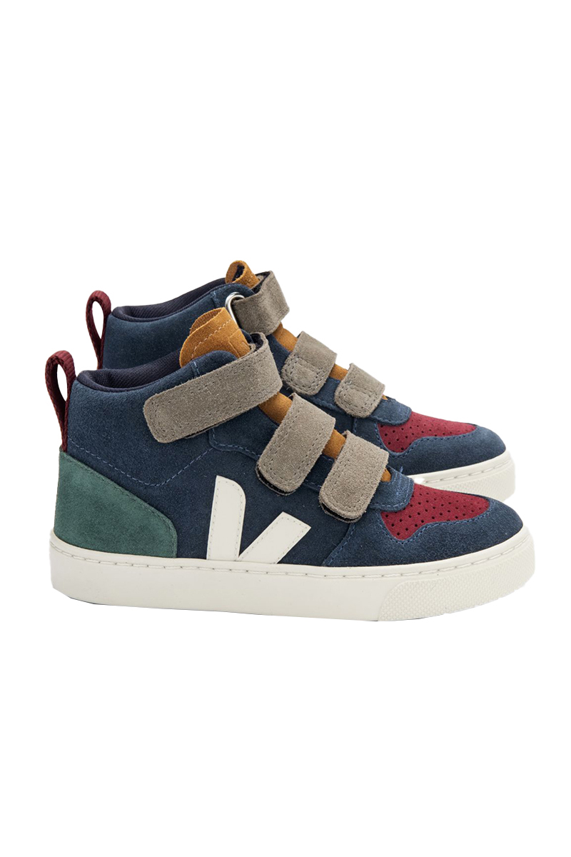 Veja Small v-10 mid Blauw-1 1