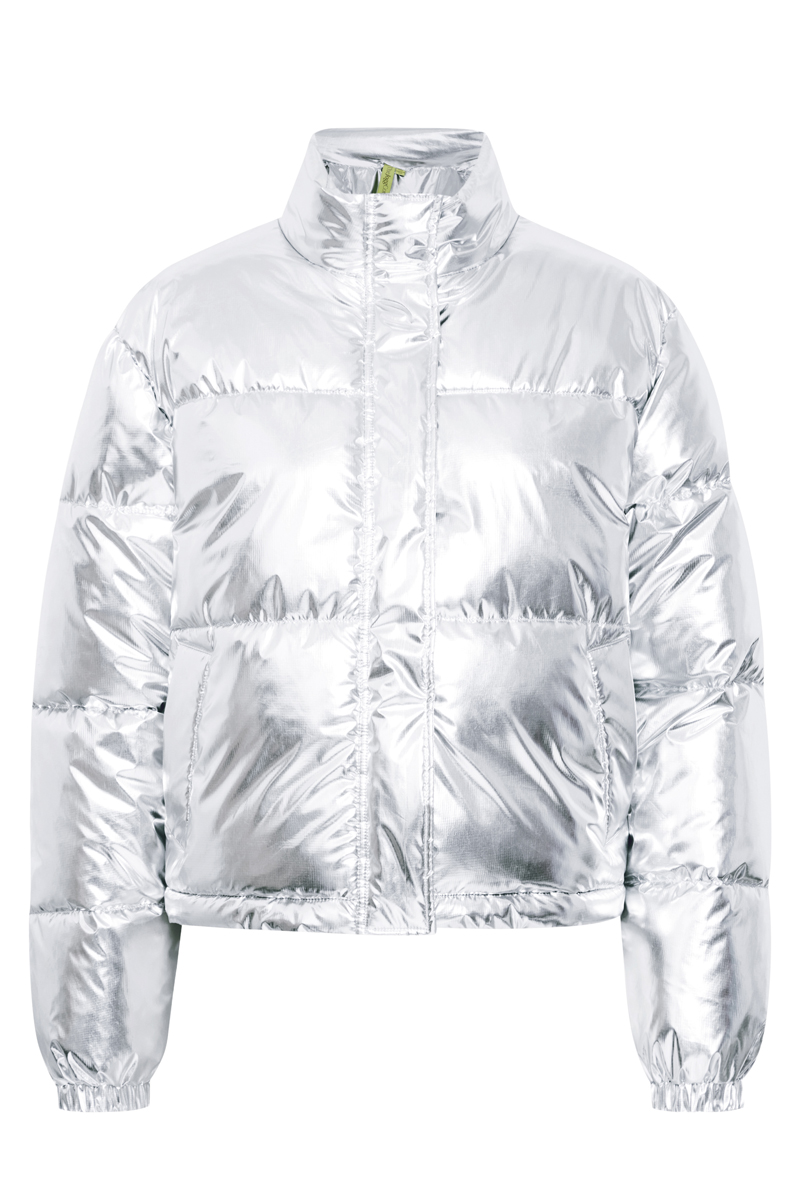 The Jogg Concept JCDAGNA METALLIC JACKET Zilver-1 1