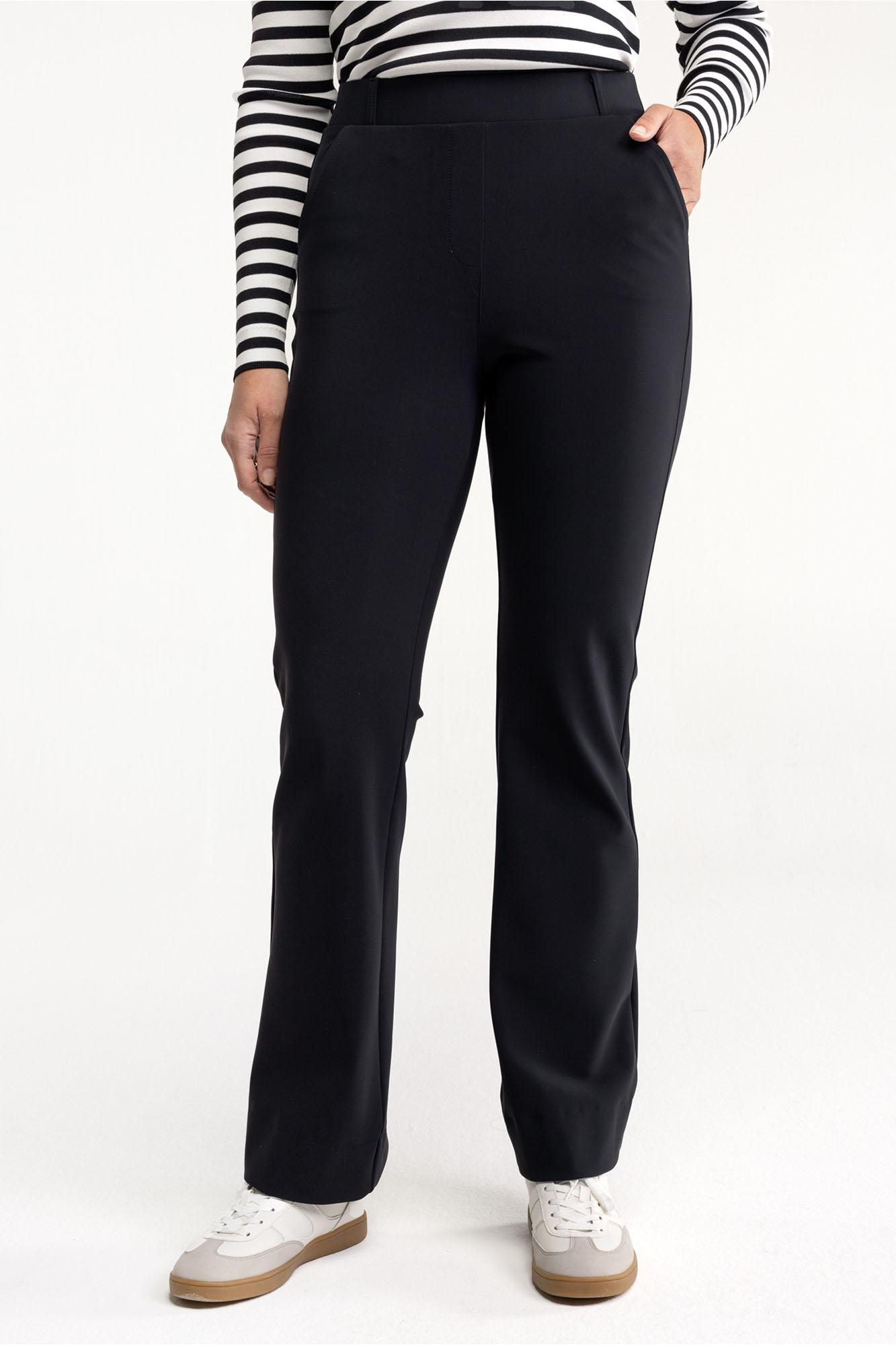 Studio Anneloes Flair bonded trousers Zwart-1 2