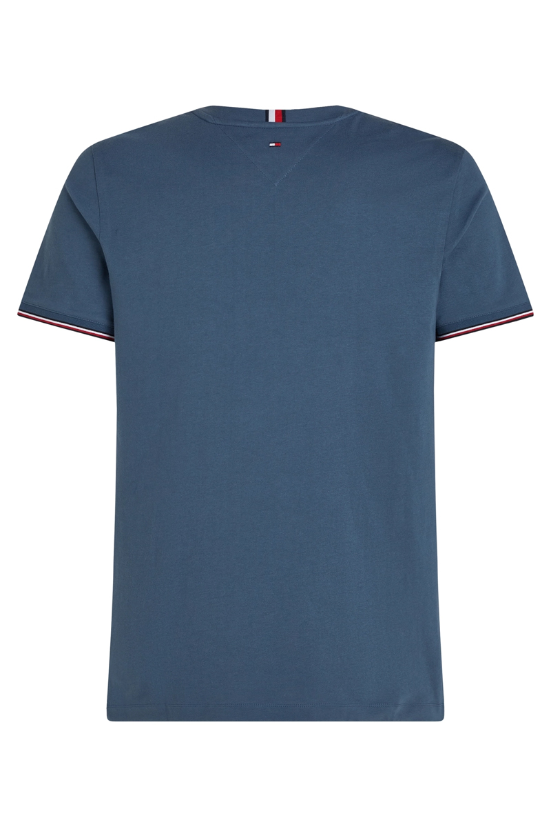 Tommy Hilfiger TOMMY LOGO TIPPED TEE Blauw-1 2