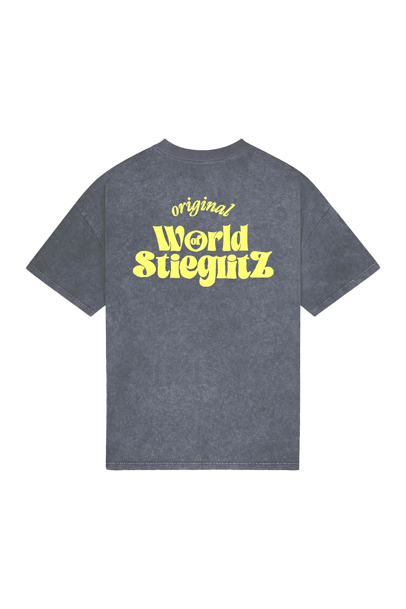 Stieglitz BV World of stieg oversized t-shirt Zwart-1 2