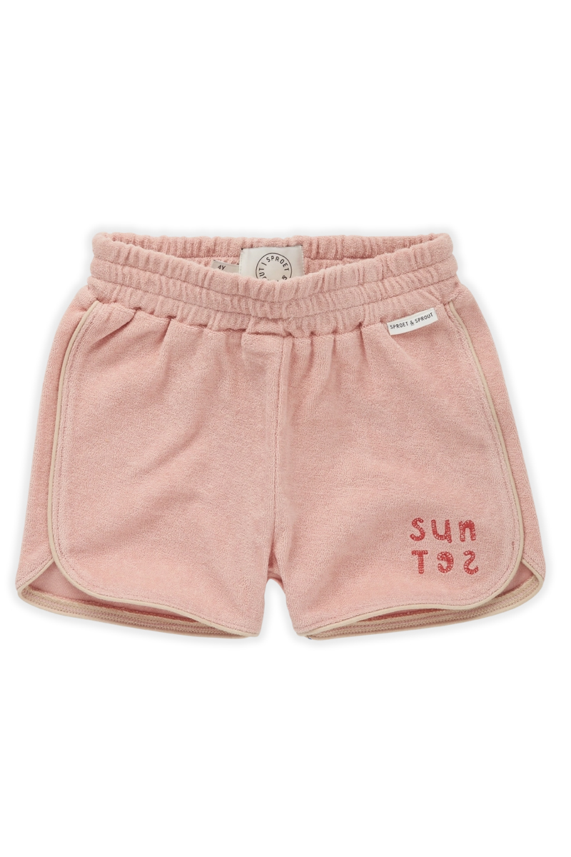 Sproet & Sprout Terry sport short sunset Rose-1 1