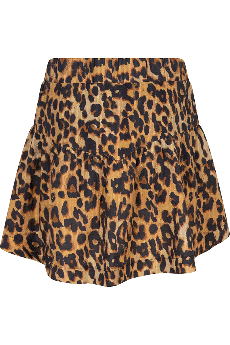 Indian Blue Jeans Leopard skirt bruin/beige-1 2