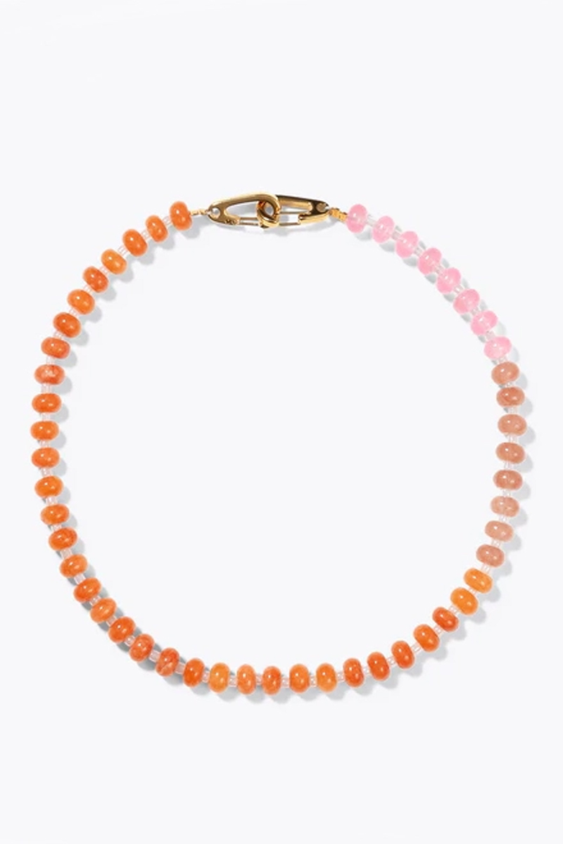 Atelje Eternal Flame short beads cord Rose-1 3