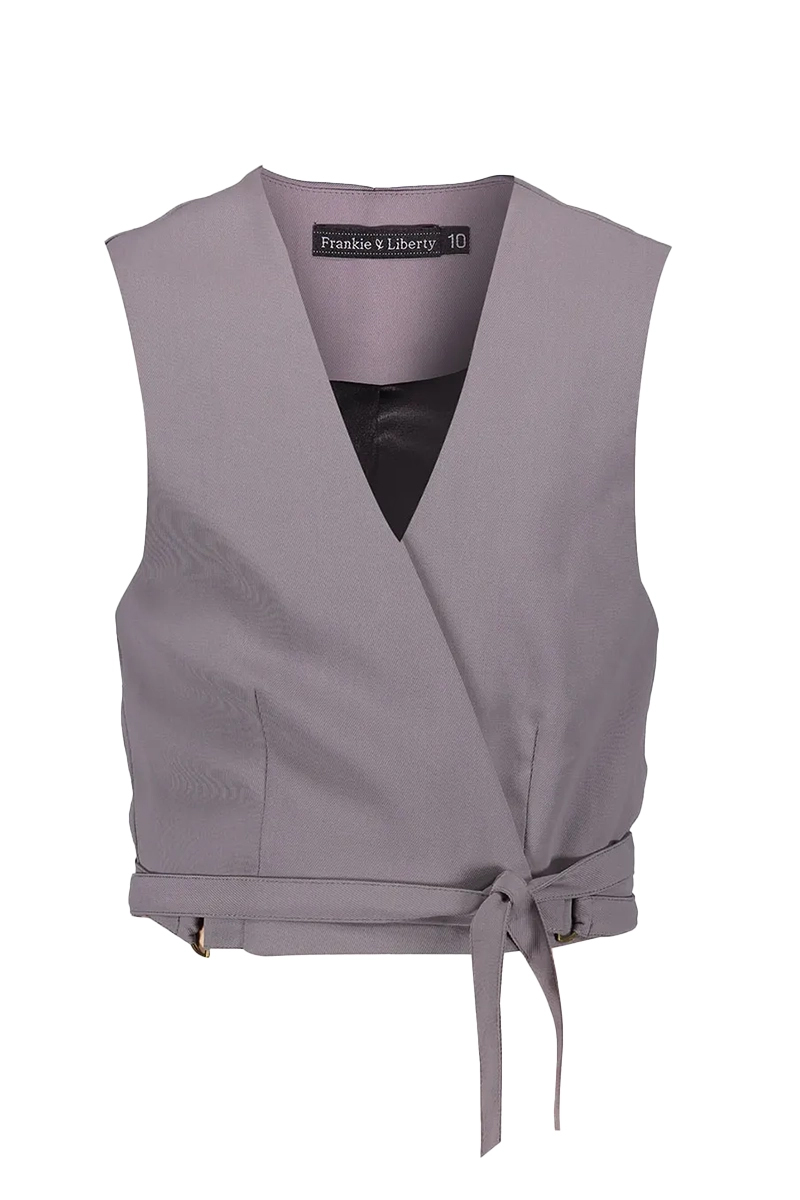 Frankie & Liberty Kaia waistcoat Grijs-1 1