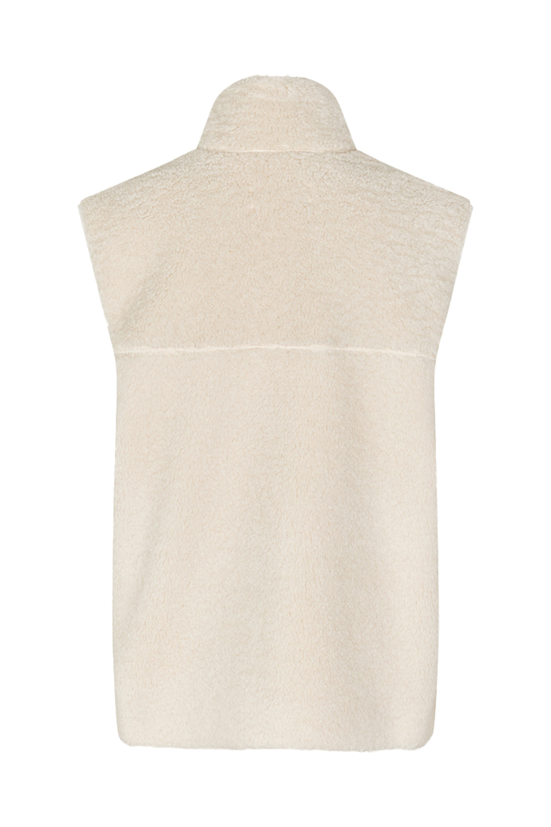 Samsøe Samsøe Satara vest bruin/beige-1 4