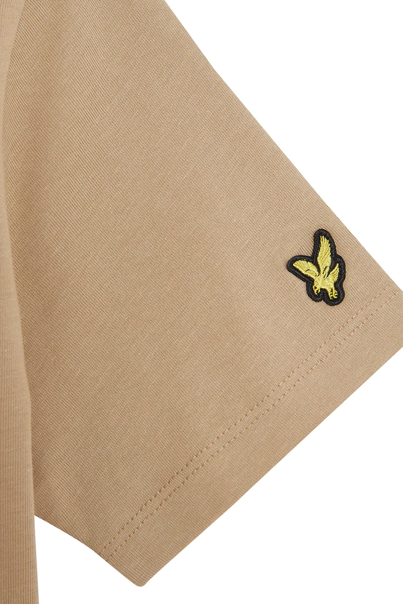 Lyle & Scott Script embroidered tshirt bruin/beige-1 3