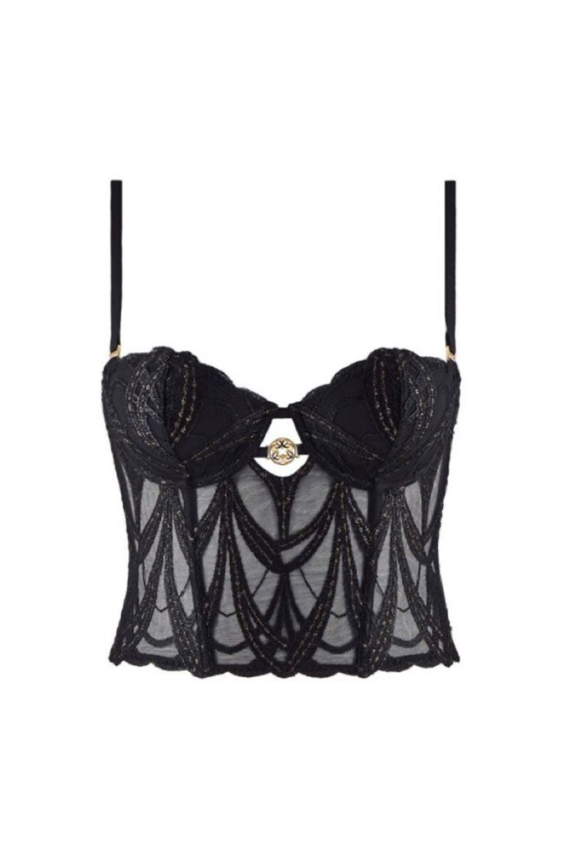 Aubade Lingerie dames bustier  Zwart-1 1