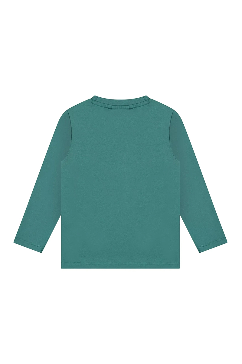 Stains and Stories Boys tshirt long sleeve Groen-1 2