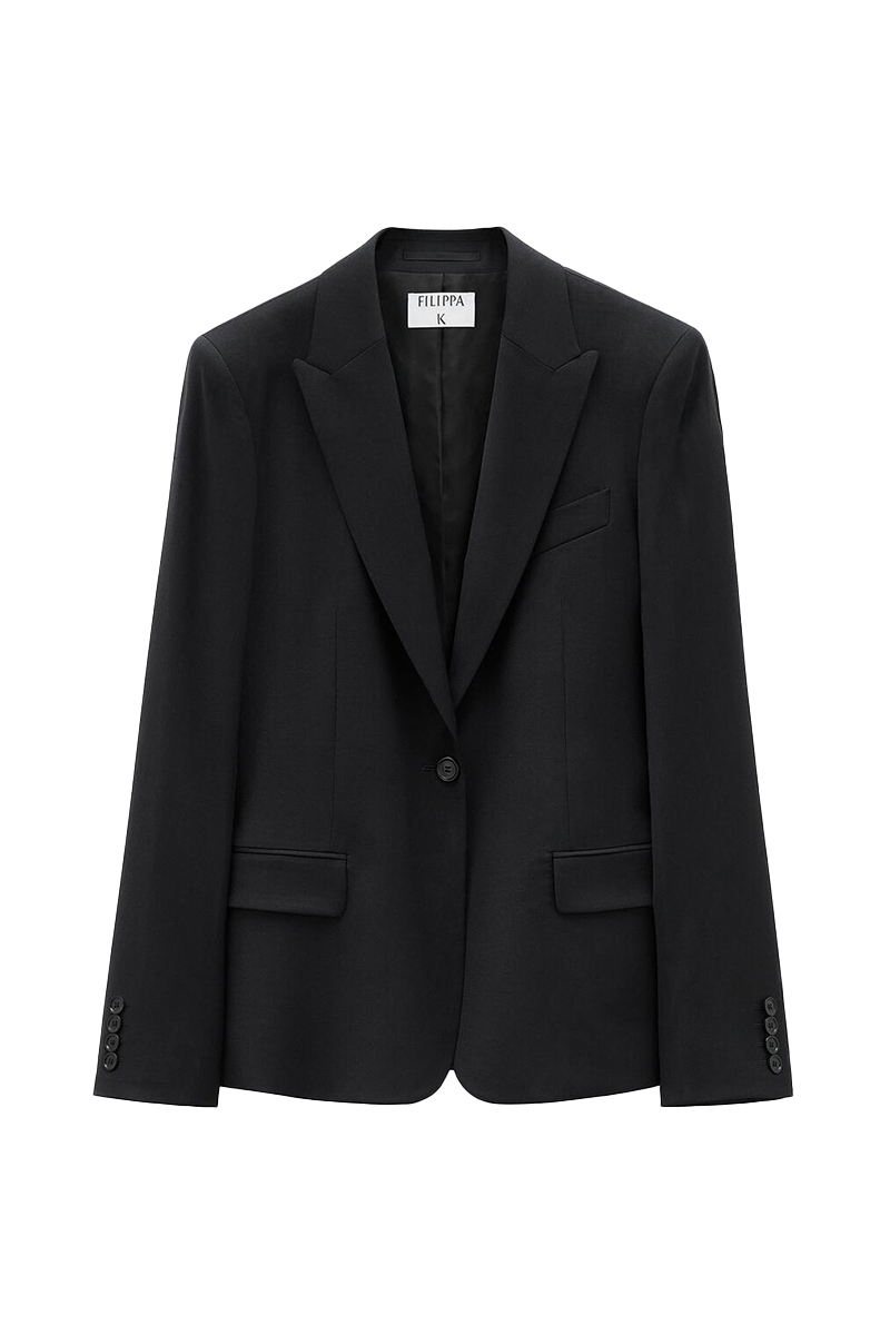 Filippa K Sasha Cool Wool Blazer Grijs-1 1