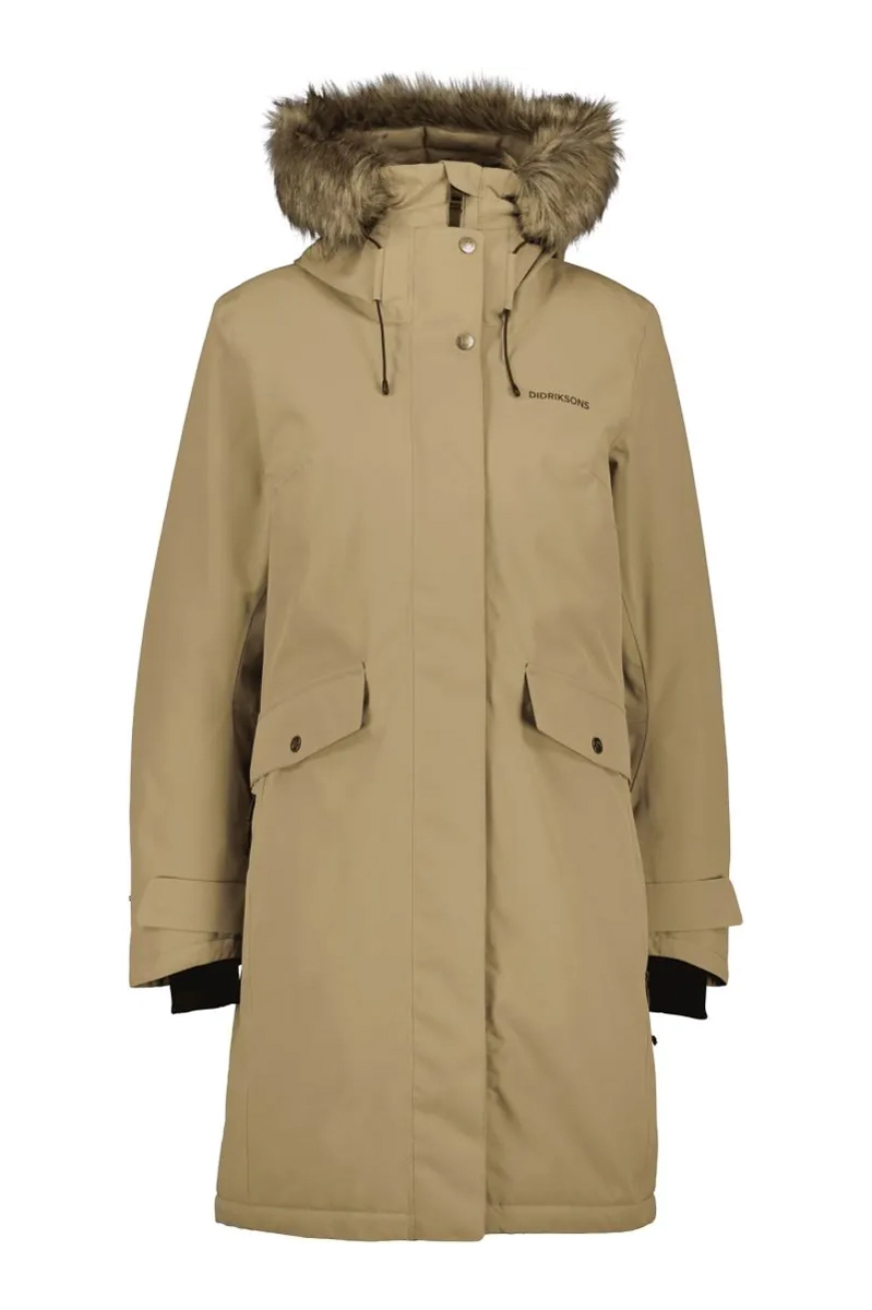 Didriksons ERIKA WMS PARKA 3 bruin/beige-1 1