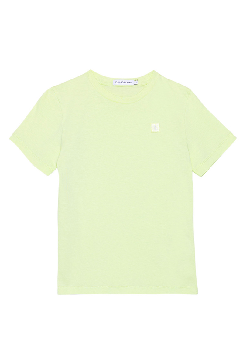 Calvin Klein Monogram mini badge t-shirt Groen-1 1