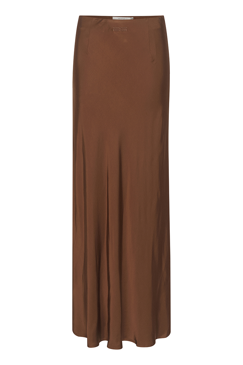 Gestuz LidayaGZ HW skirt bruin/beige-1 1