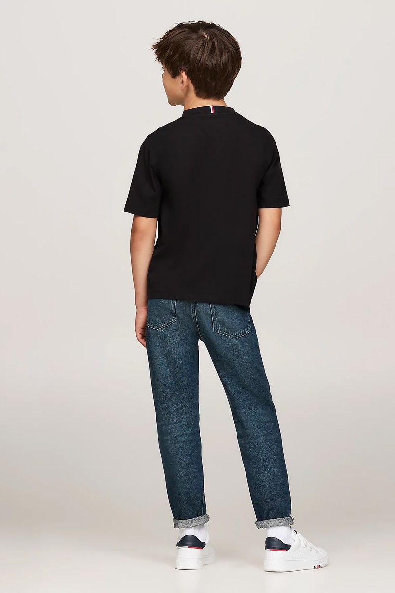 Tommy Hilfiger Essential tee Zwart-1 3