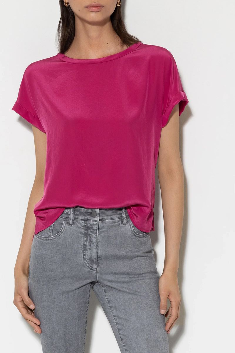 Luisa Cerano Jersey-T-Shirt berry pink 2