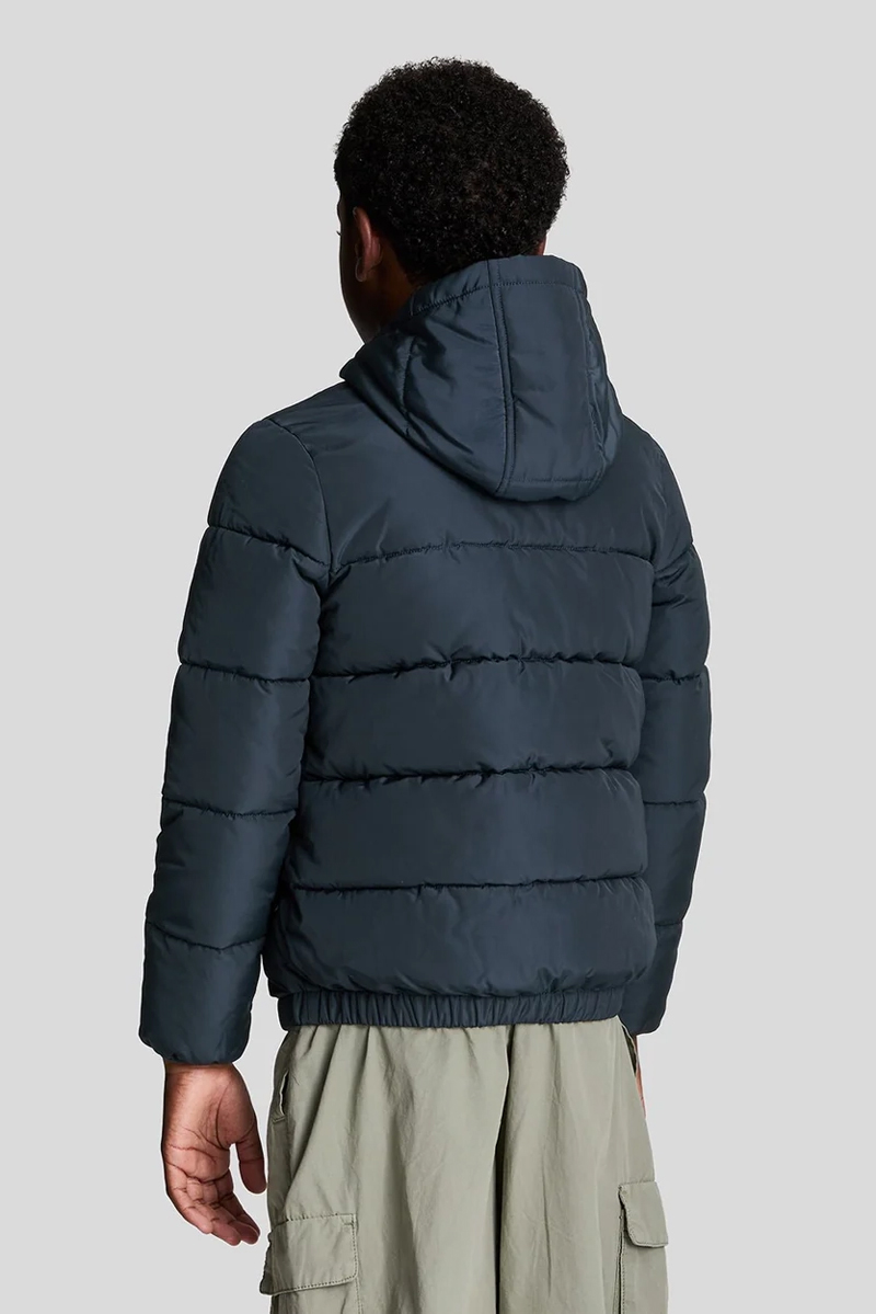 Lyle & Scott Quilted puffer coat Blauw-1 6