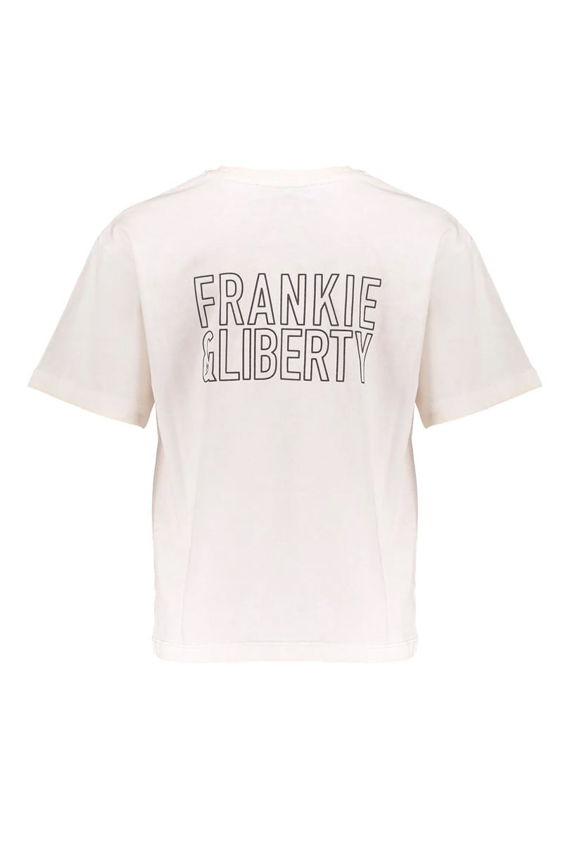 Frankie & Liberty Paris tee Ecru-1 2