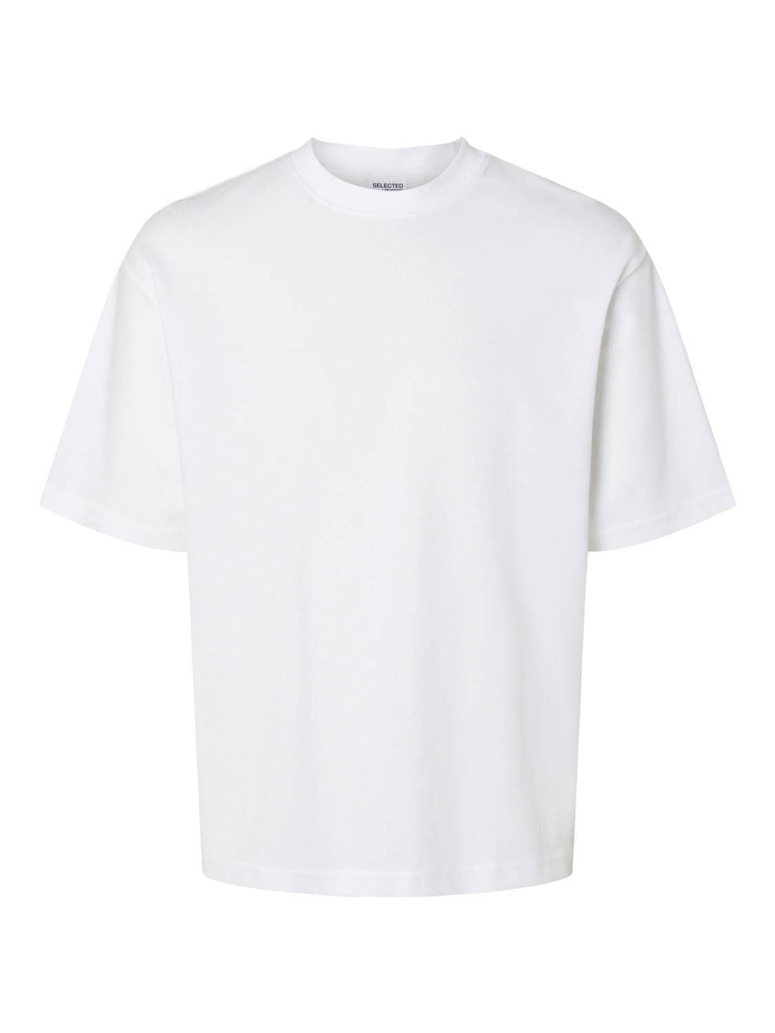 Selected SLHLOOSEOSCAR SS O-NECK TEE NOOS 179651-Bright White 1